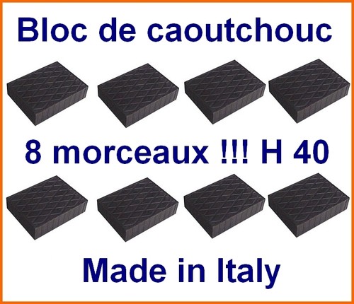 Bloc de caoutchouc - 8, x