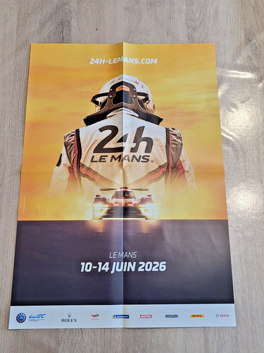 Heures mans 2026 affiche - mans,