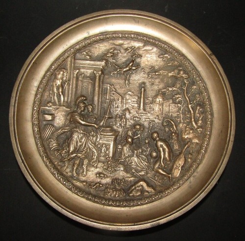 Ancienne plaque assiette - plaque, en