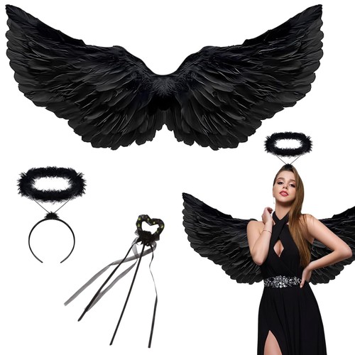 Noir ailes ange - noir,