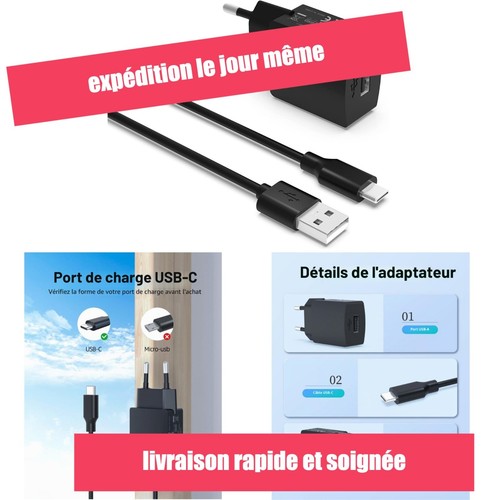 Chargeur usb w superer - usb-c,