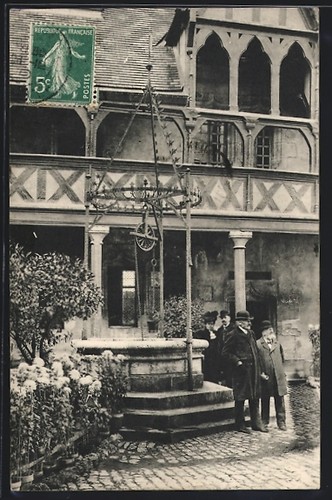 Cpa beaune puits fer - cpa, en