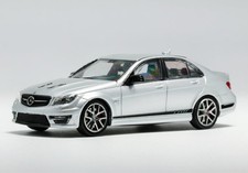 MB Mercedes Benz C63 AMG (W204)  - silver - King 1:64