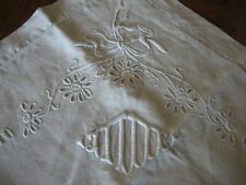 Ancienne Taie oreiller en lin