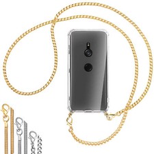Collier (Chaîne en métal) pour Sony Xperia XZ3 Coque avec cordon Etui Case Couve