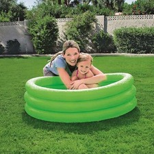 Piscine Bestway 3 Anneaux Couleur 102 X 25 CM Gonflable Été Enfants 3350