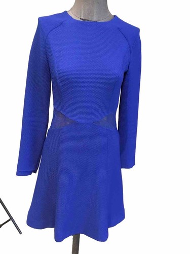 Superbe robe bleu sandro - bleu,