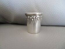 1 verre à liqueur en argent massif et vermeil 14 gr