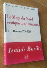 RARE - I. BERLIN : "LE MAGE DU NORD. J. G. HAMANN" 1997