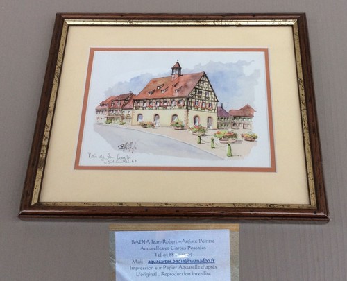 Tableau reproduction aquarelle - reproduction,