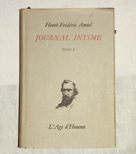 Amiel - Journal intime - tome