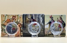 France Lot 3 x 10€ Argent BE + 2023 Midas + 2024 Toison d'Or + 2025 EL  DORADO