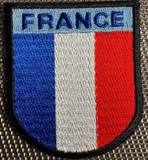 ECUSSON DRAPEAU FRANCE PATCH MILITAIRE (ÉCU 91)