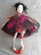 Doudou Poupée SEPHORA Rose/noir 