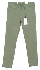 Pantalon chino kaki HERO SEVEN homme basic slim fit E23300 Marseille green tea