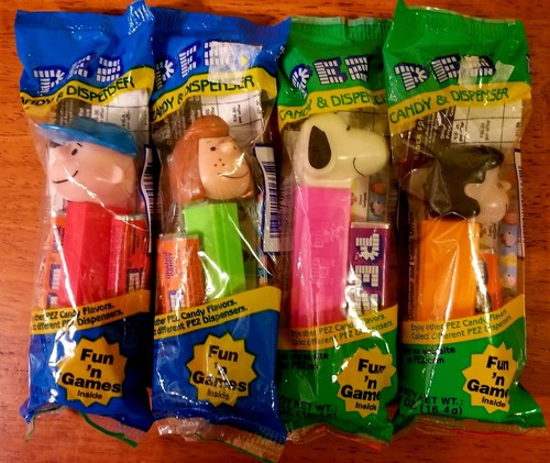 Peanuts pez dispensers set - set, of