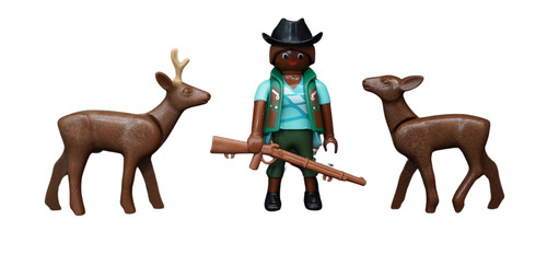 Playmobil personnage chasseur