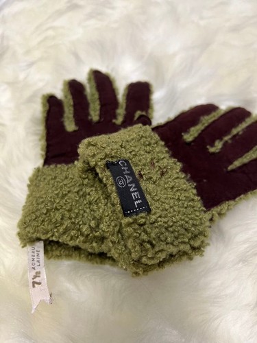 Gants chanel fourrure mouton - gants,