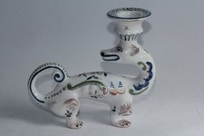 Bougeoir faïence de Rouen