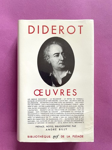 Diderot oeuvres edition - oeuvres,