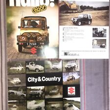 Suzuki 3 documents commerciaux SJ et LJ 80