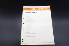 STIHL Tronçonneuse élageuse 020 T Liste Pièces détachées Vue éclaté Références