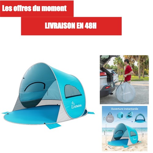 Wolfwise tente plage pop - de,