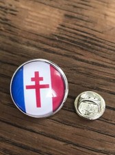 GROS PIN'S 2cm Métal Argenté