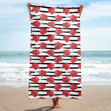New Stripe Premium Beach Towel