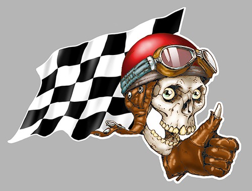 Tete mort droite - mort, racing