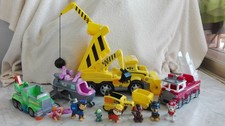 PAT PATROUILLE lot véhicules connectables + figurines Chase Ruben Marcus Stella