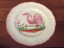 Assiette Coq Faiencerie