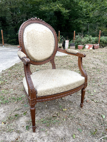 Fauteuil style louis xvi - 1,