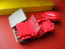 SOLIDO 1/43 METAL JEEP+ MOTOPOMPE ANCIEN MODEL!!!!!!!!!