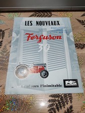 Rare brochure  PROSPECTUS GAMME TRACTEUR Ferguson FF 30 Original Des Années 1950
