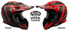 CASQUE AIROH AVIATOR 2.2 VIPER CARBONE HELMET  MX SX ENDURO N8-N9