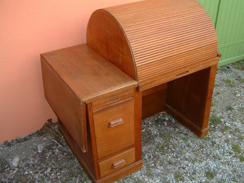 Bureau chene cylindre debut - chene,