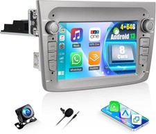CAMECHO 4+64G 7" 8-Cœur Autoradio pour Alfa Romeo MITO 2008-2016 avec Caméra