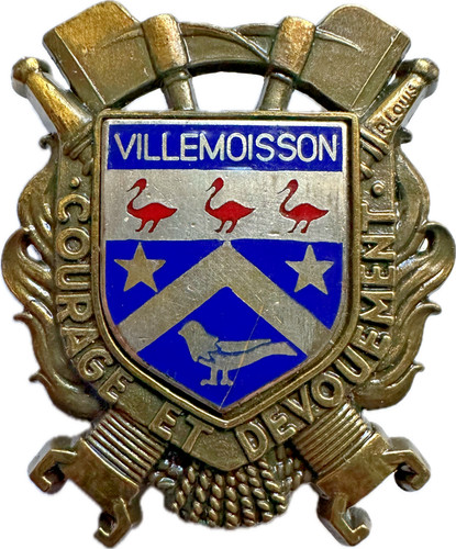 Villemoisson émail bleu - villemoisson,, 91,
