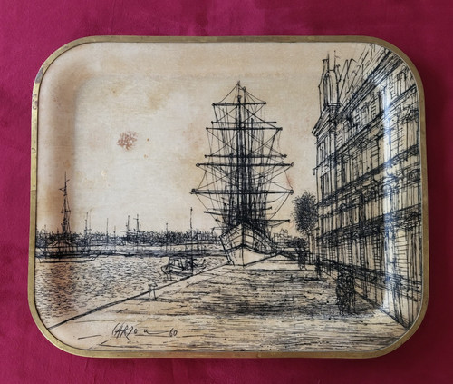 Plateau signe jean carzou - signe,