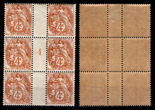 Type BLANC 110 en Millésime 1904, Neufs ** = Cote 51 € / Lot Timbres France