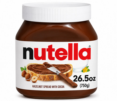 Nutella hazelnut spread with - hazelnut,