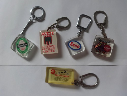 Lot porte clés blocs - de, 5