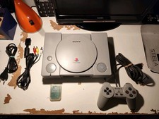 Console Sony PlayStation 1 Ps1 SCPH -7002 | Câbles, Manette Et Une Memory...