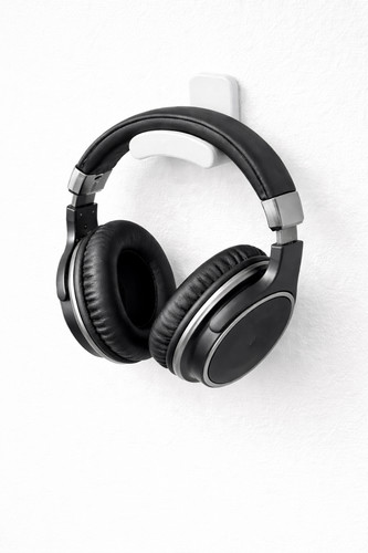 Support casque mural blanc - ,