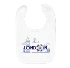 Bavoir bébé London Londres Angleterre Style Art Deco Luxueu Retro