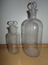 Flacons style pharmacie - flacons, /