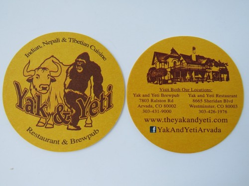 Beer coaster yak - yak, &