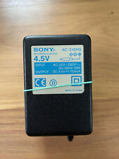 Sony AC-E455D 4.5V 500 mA Minidisc Walkman AC Alimentation Adaptateur Chargeur