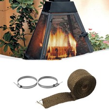 Ruban ignifuge avec pinces